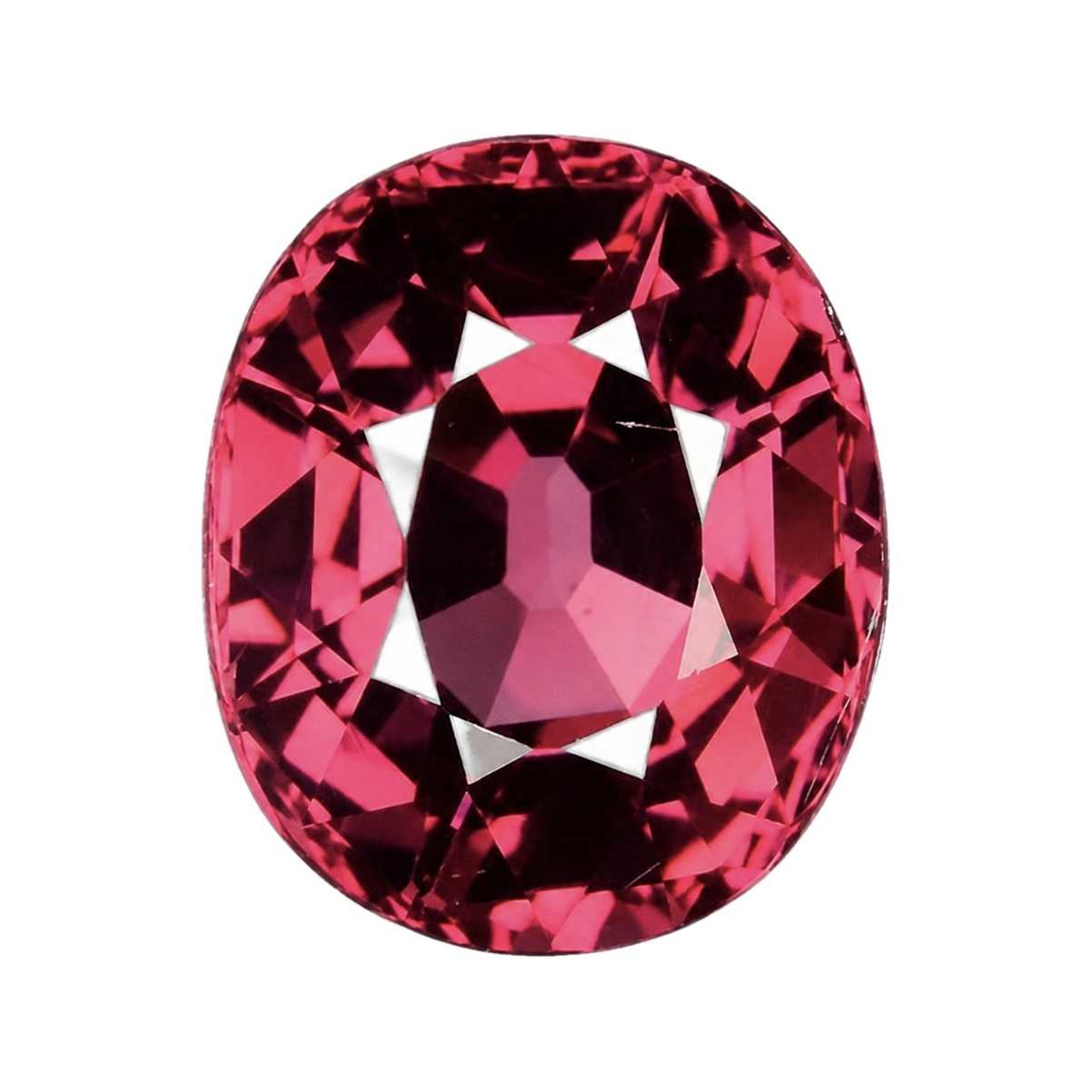2.58 ct Oval Garnet, Purplish Pink