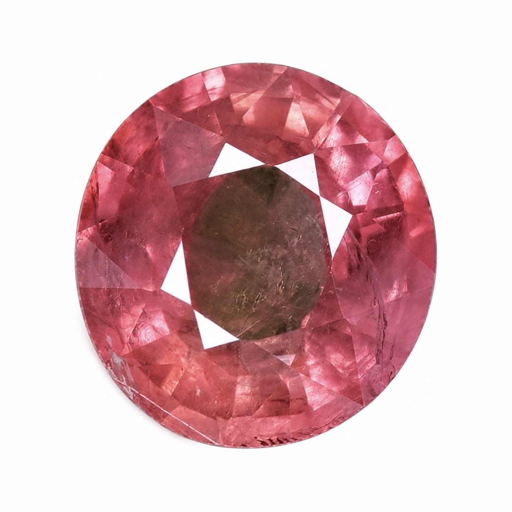 2.37 ct Oval Sapphire, orangy Pink