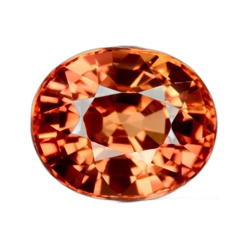 1.14 ct Oval Sapphire, Orange