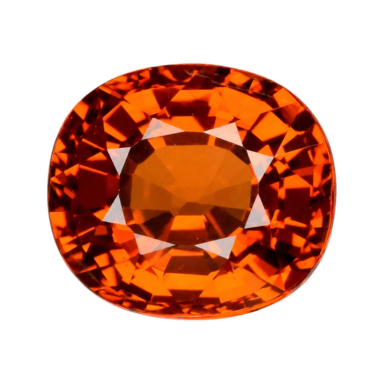 1.90 ct Cushion Garnet, Orange